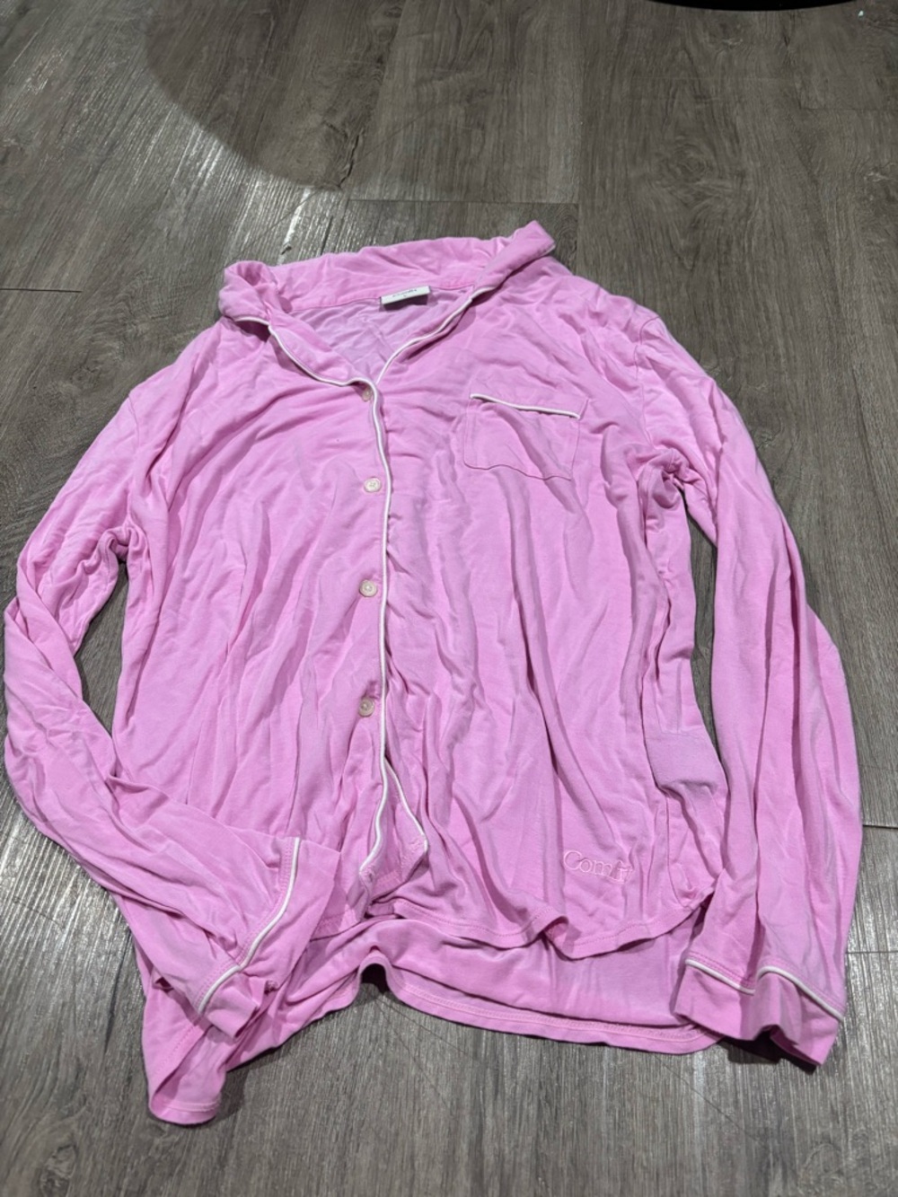 Comfrt Luna Lounge PJ Set Pink Peony Size Large - Picture 3 of 4